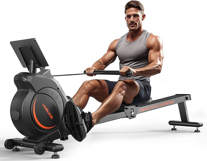 YOSUDA Rowing Machine – Foldable, Smart & Powerful Home Workout